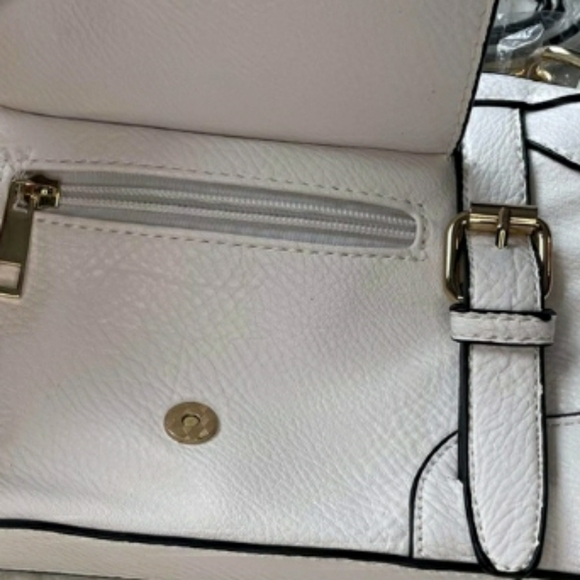 NWT White Crossbody Purse Bag by MKF Collection - Picture 7 of 11